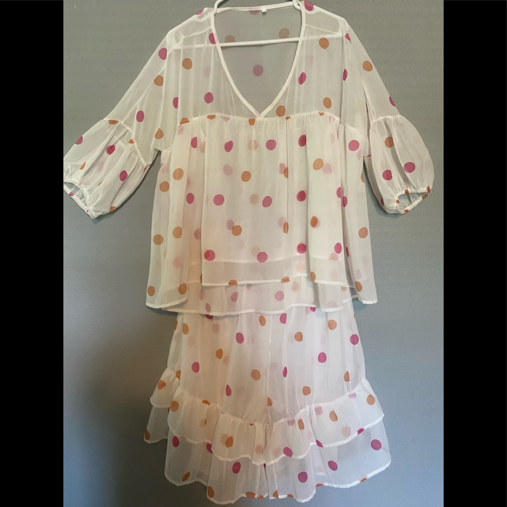 Ladies 2 piece Short Set